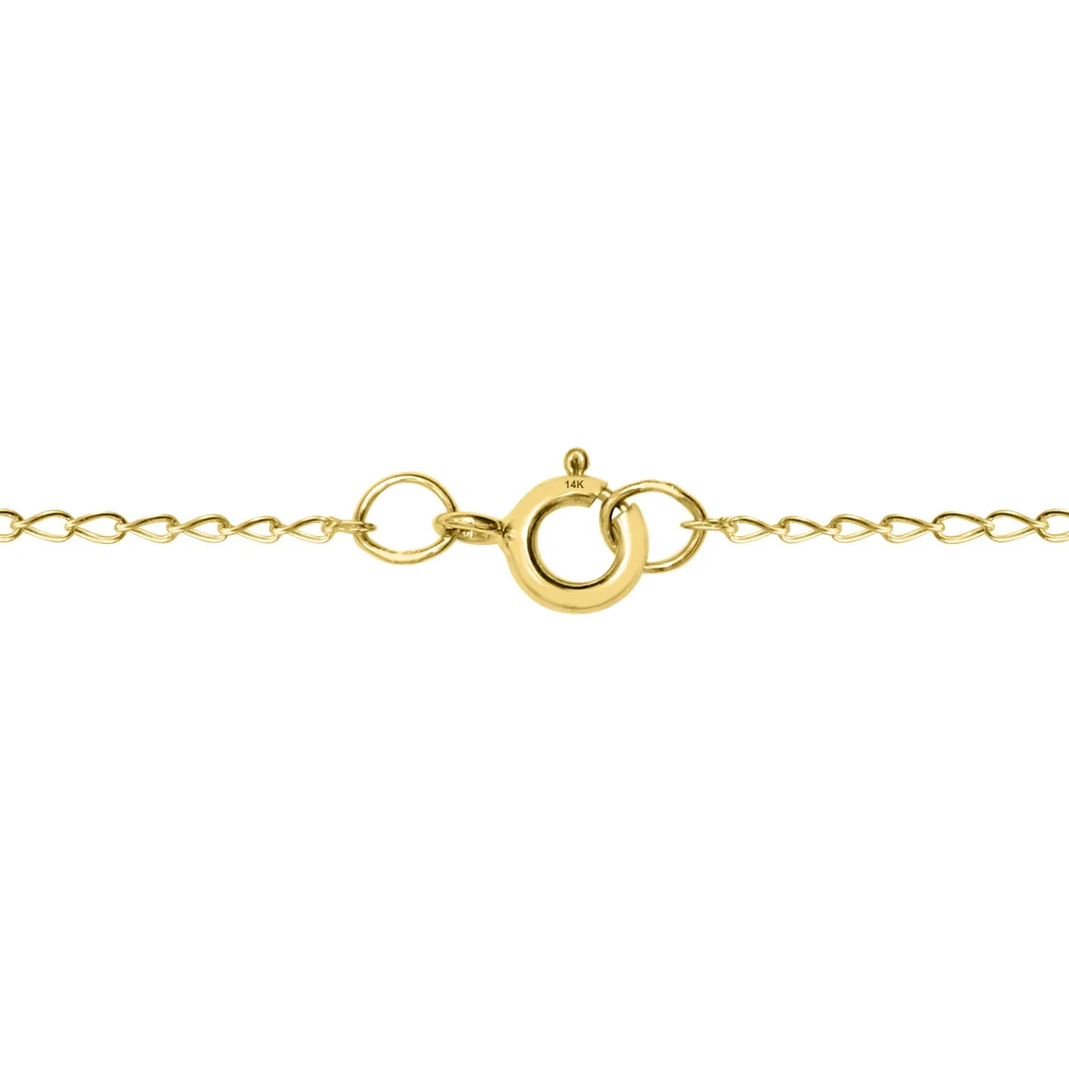 14K Yellow Gold 6X4Mm Pear Emerald Pendant