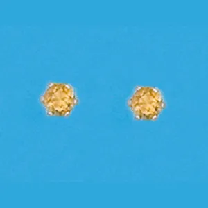 4mm Genuine Citrine Topaz