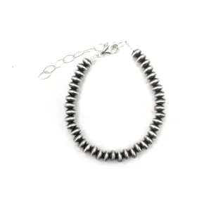 5.5mm Saucer Pearl Bracelet w/ Extension