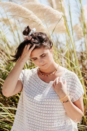 7 Chakras Amber Bracelet for Natural Relief and Energy Boost