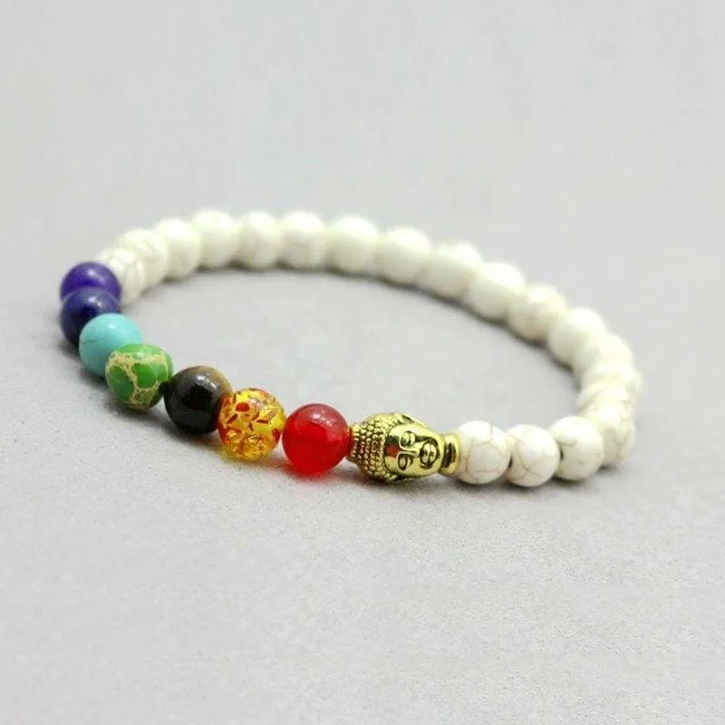 7 Chakras Diffuser Lava Rock Bracelet