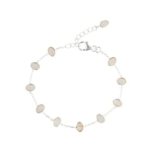 925 Sterling Silver Bracelet - Mix Gem Stone