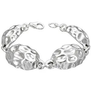 925 Sterling Silver Chunky Link Chain Womens Bracelet