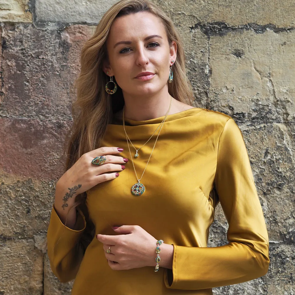 Allegra Vintage Dream Round Mini Ring