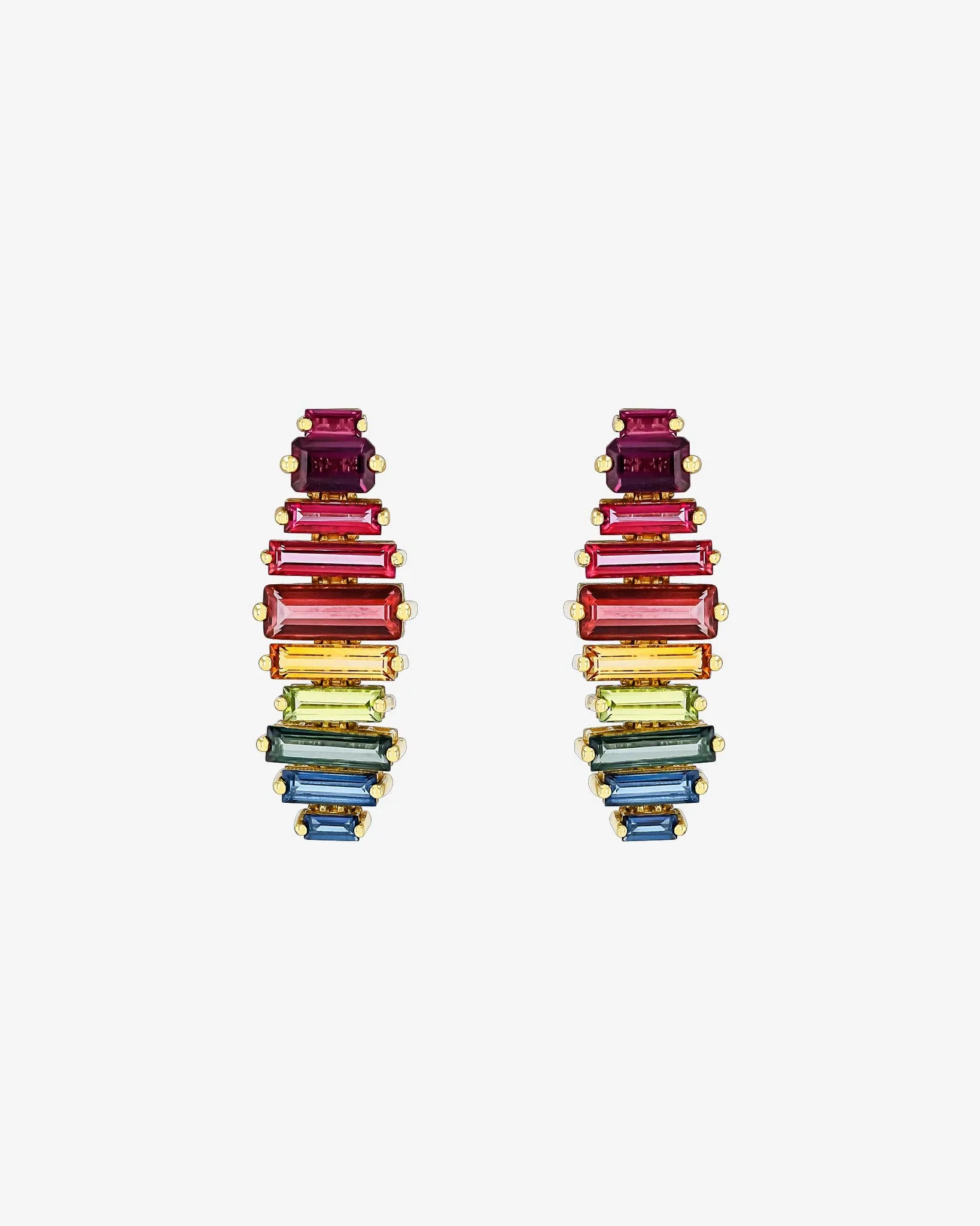 Amalfi Horizontal Rainbow Drop Earrings