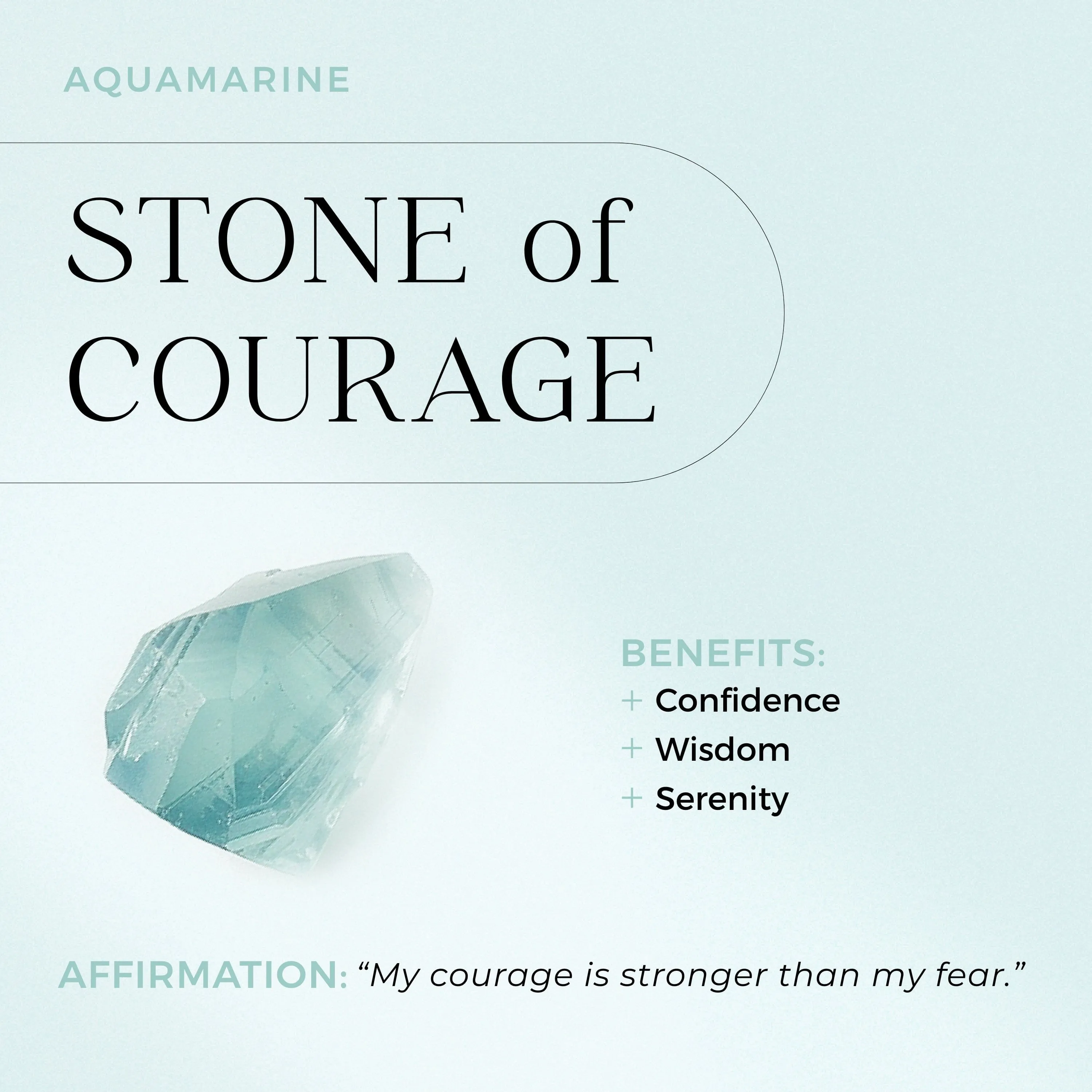 Aquamarine Necklace - Heroine T Lock