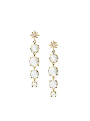 Aztec North Star Drop Earrings