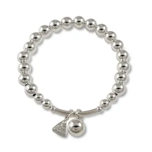 BALL CHARM WITH BAR BALL BRACELET