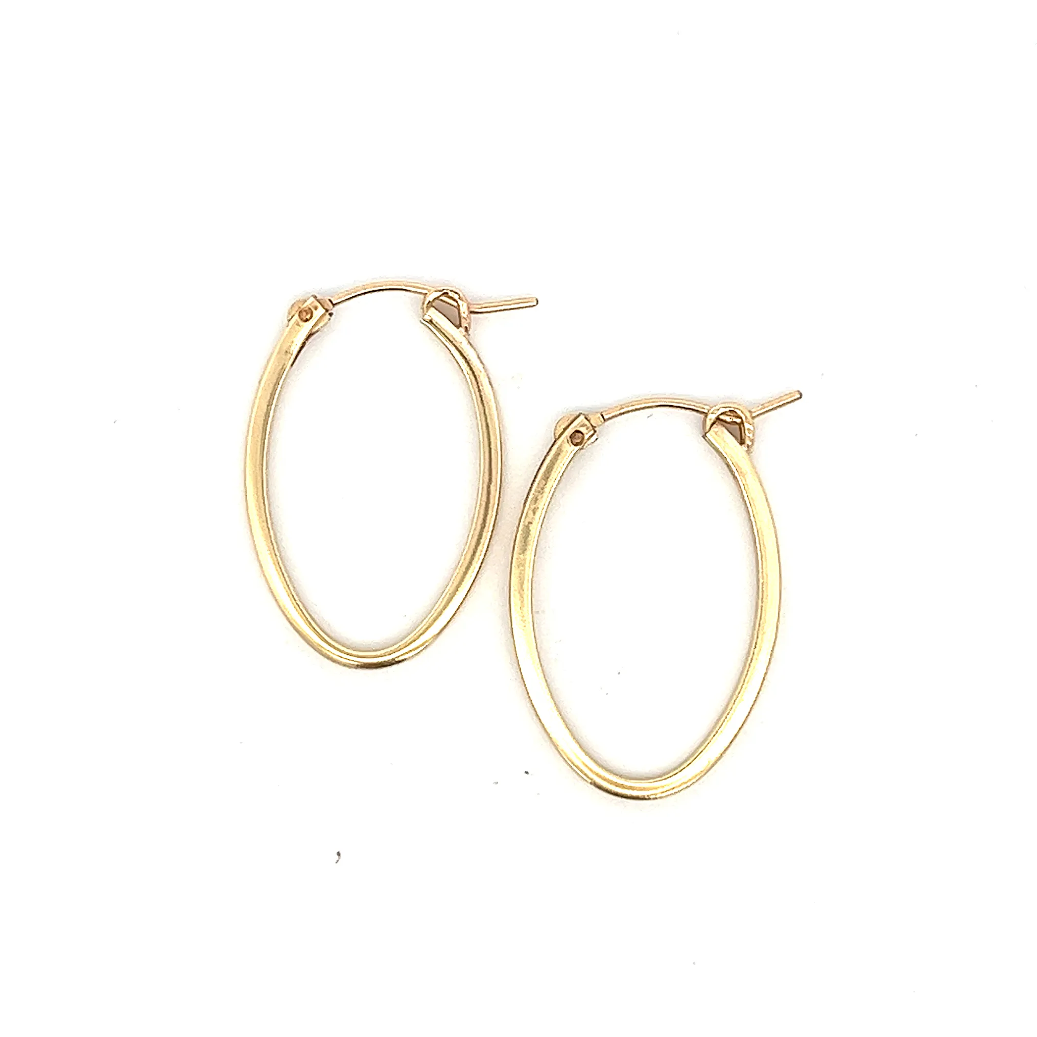 birthstone coin oval hoops