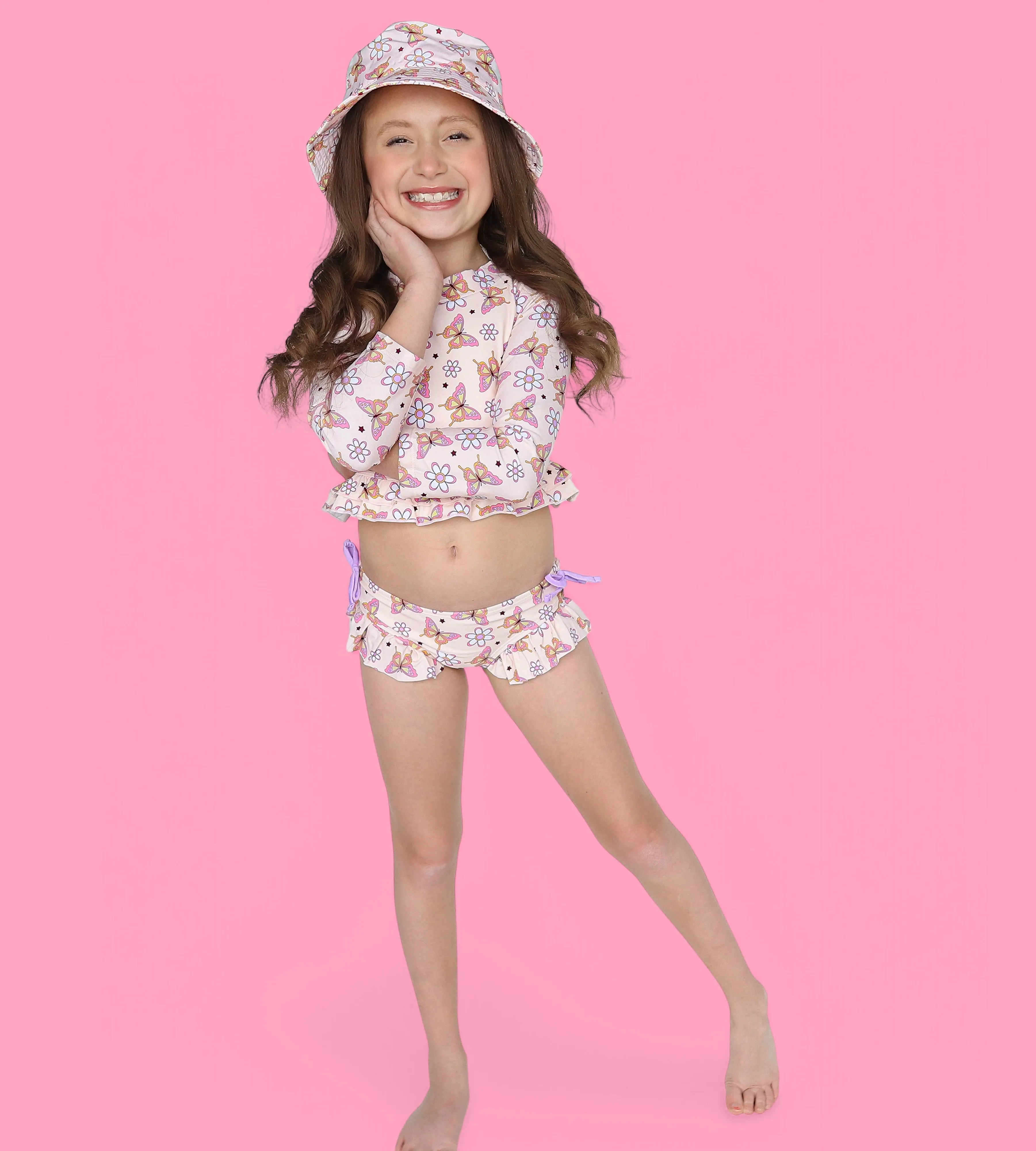 BLOSSOMIN BUTTERFLY DREAM BUCKET HAT