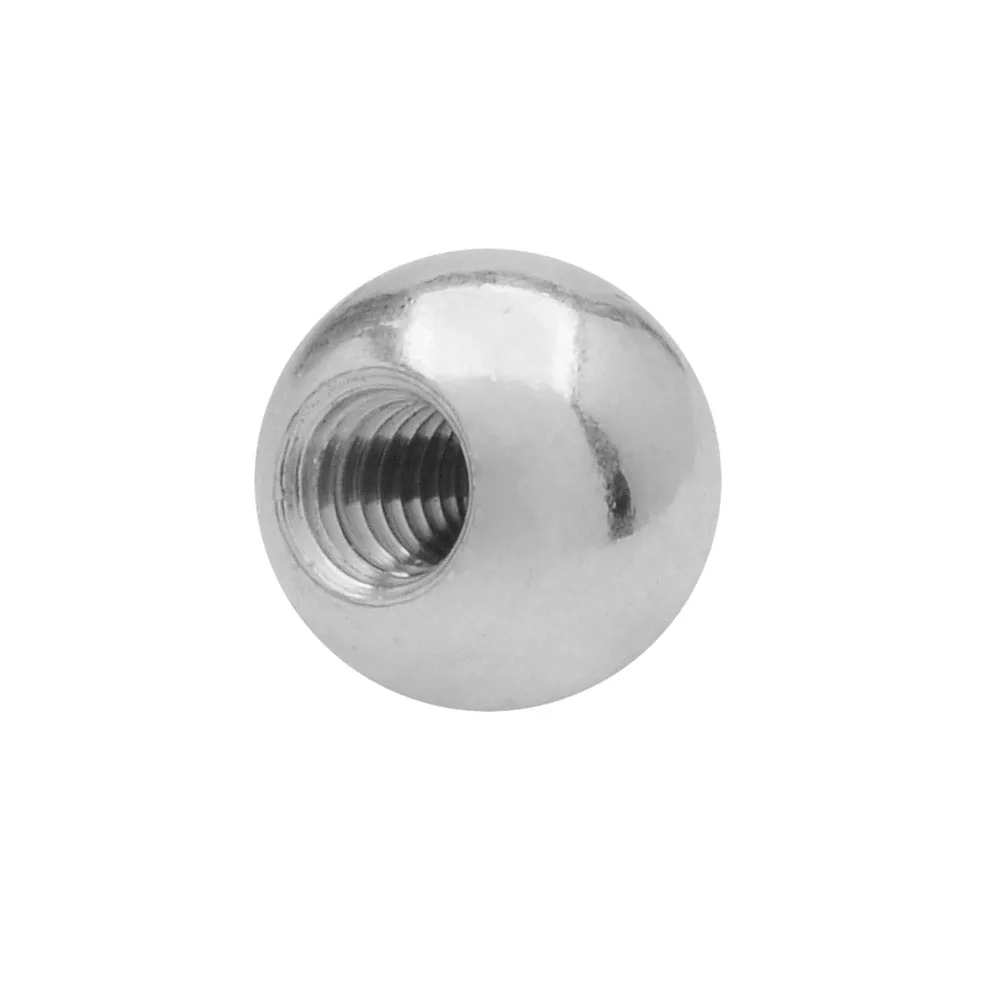 Bracelet Finding, Replacement Ball End For Screw End Bangle 6mm, Sterling Silver (1 Piece)