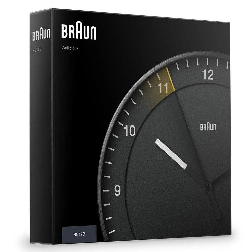 Braun Classic Wall Clock 30cm BC17B