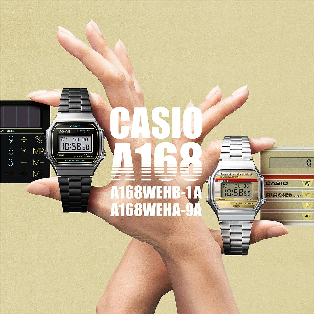 Casio Vintage Heritage A168WEHB-1A