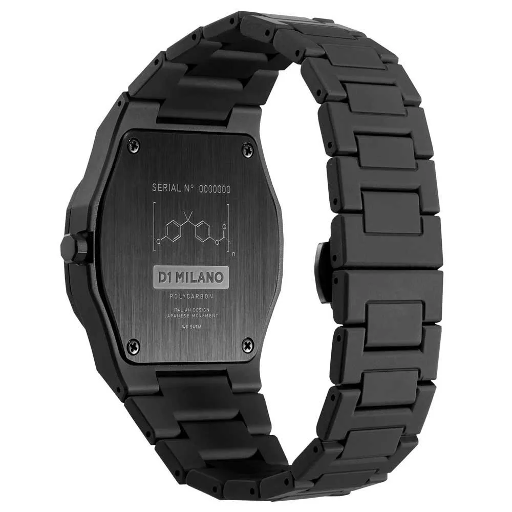 D1 Milano Polycarbon 40.5mm Watch D1-PCBJ12