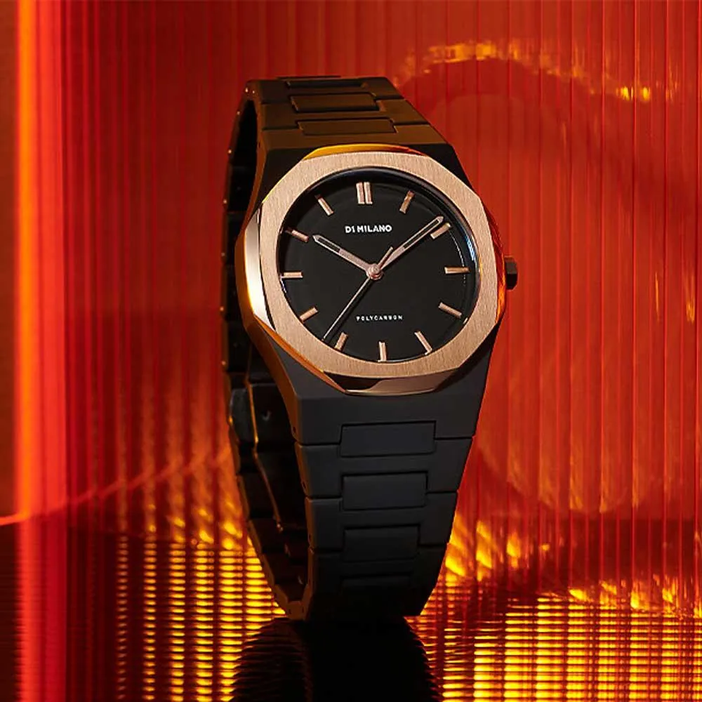 D1 Milano Polycarbon 40.5mm Watch D1-PCBJ15