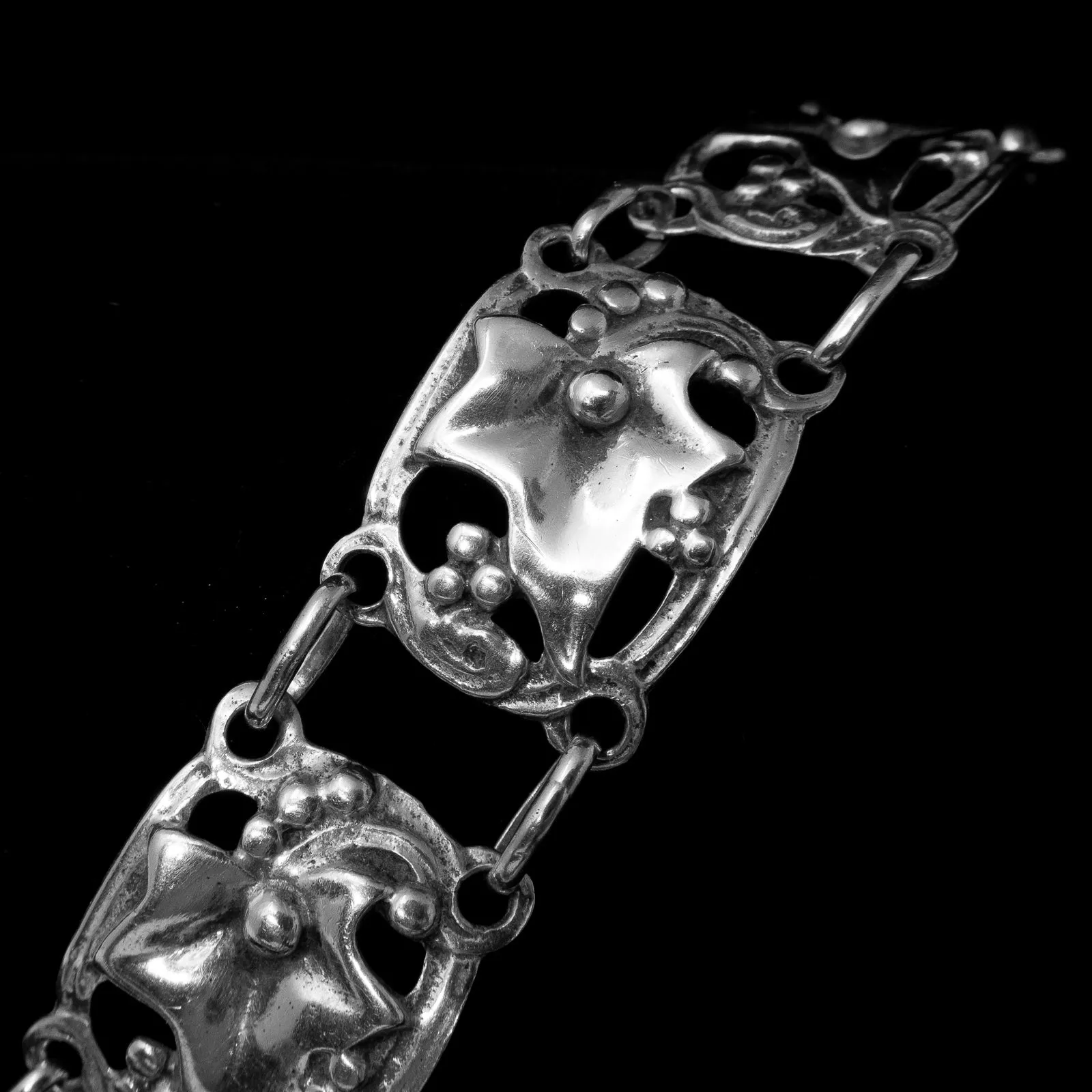 Danecraft Felch & Co Sterling Silver Leaf Bracelet