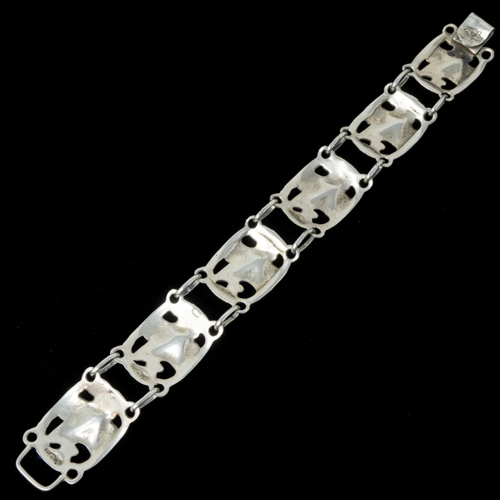 Danecraft Felch & Co Sterling Silver Leaf Bracelet