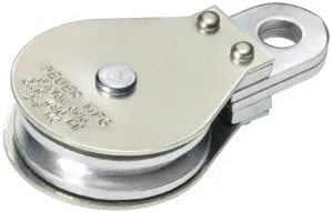 Deuer DB-25G Gable Block, 1/4 in Rope, 480 lb Working Load, 2 in Sheave, Zinc :EA: QUANTITY: 1