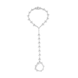 Dragon Tail Hand Bracelet with Ring