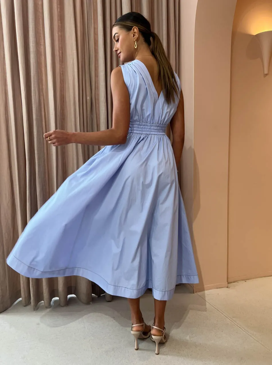 Elka Collective Astrid Dress in Cornflower Blue
