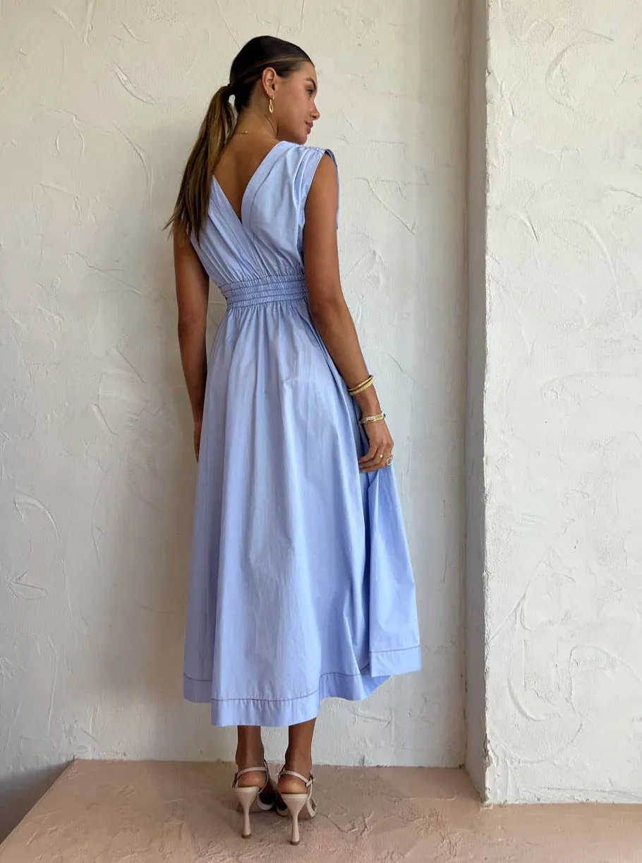 Elka Collective Astrid Dress in Cornflower Blue