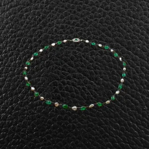 Emerald & Pearl Necklace