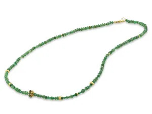Emerald Beaded Necklace