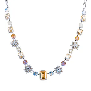 Emerald Cut Star Cluster Necklace in "Butter Pecan" *Custom*