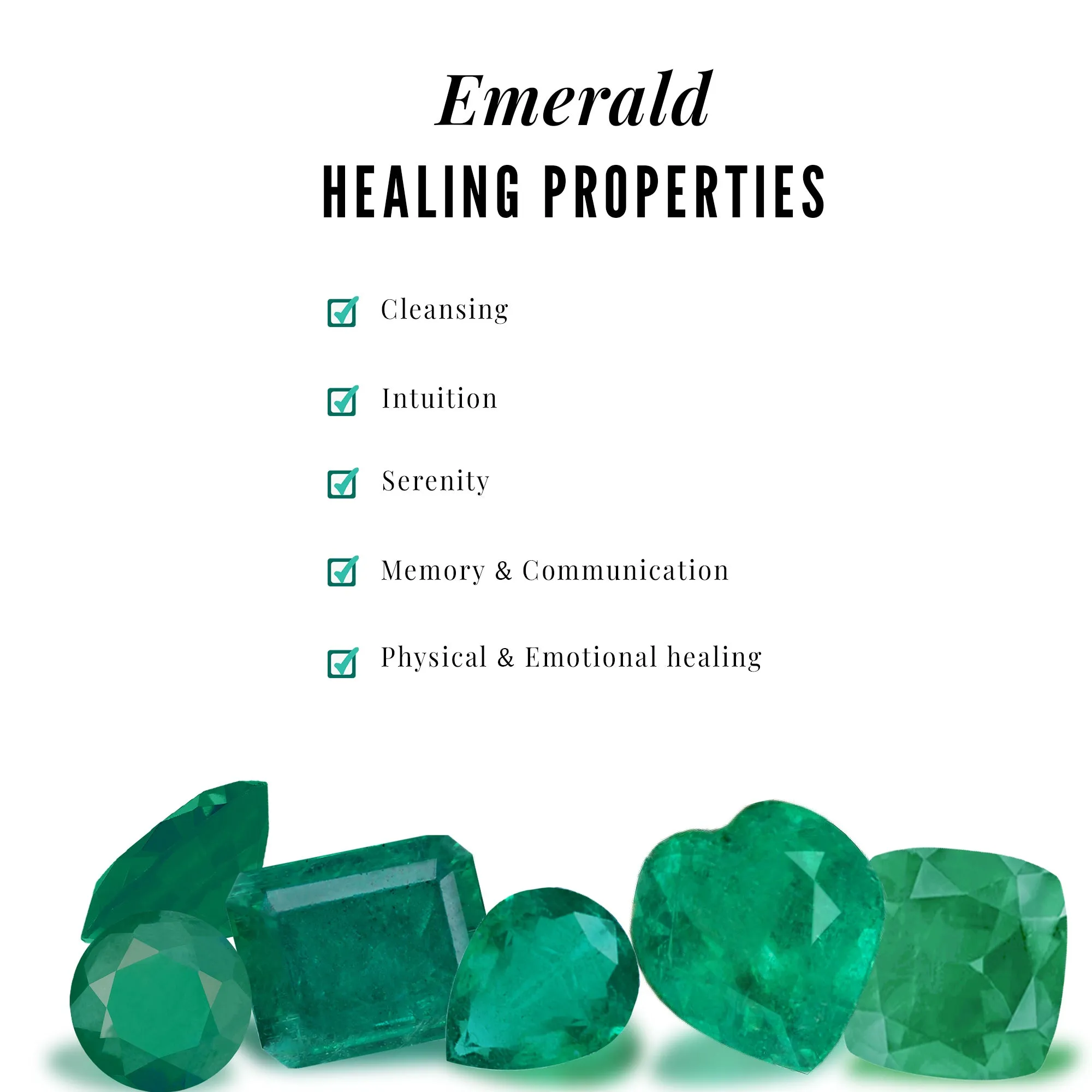 Emerald Floral Pendant Necklace with Diamond