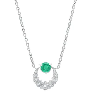 Emerald Moon Necklace