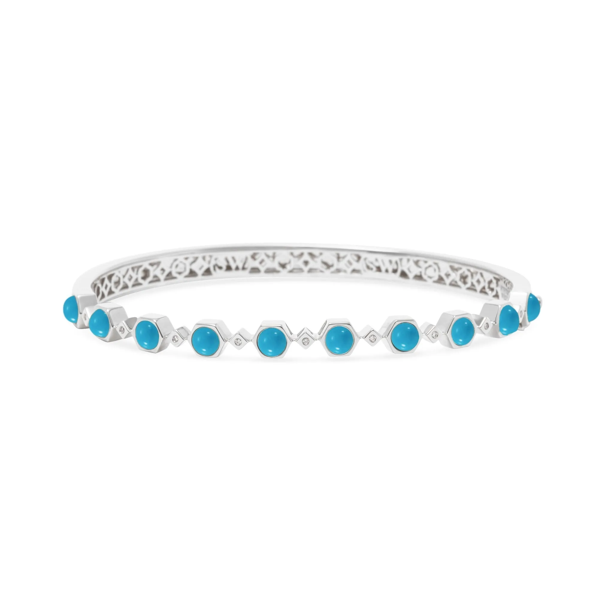 Galileo 18K Gemstone & Diamond Bangle