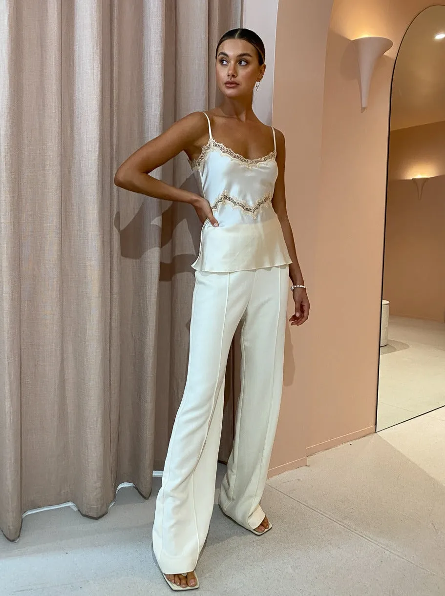 Ginia Hope Cami in Pearled Ivory