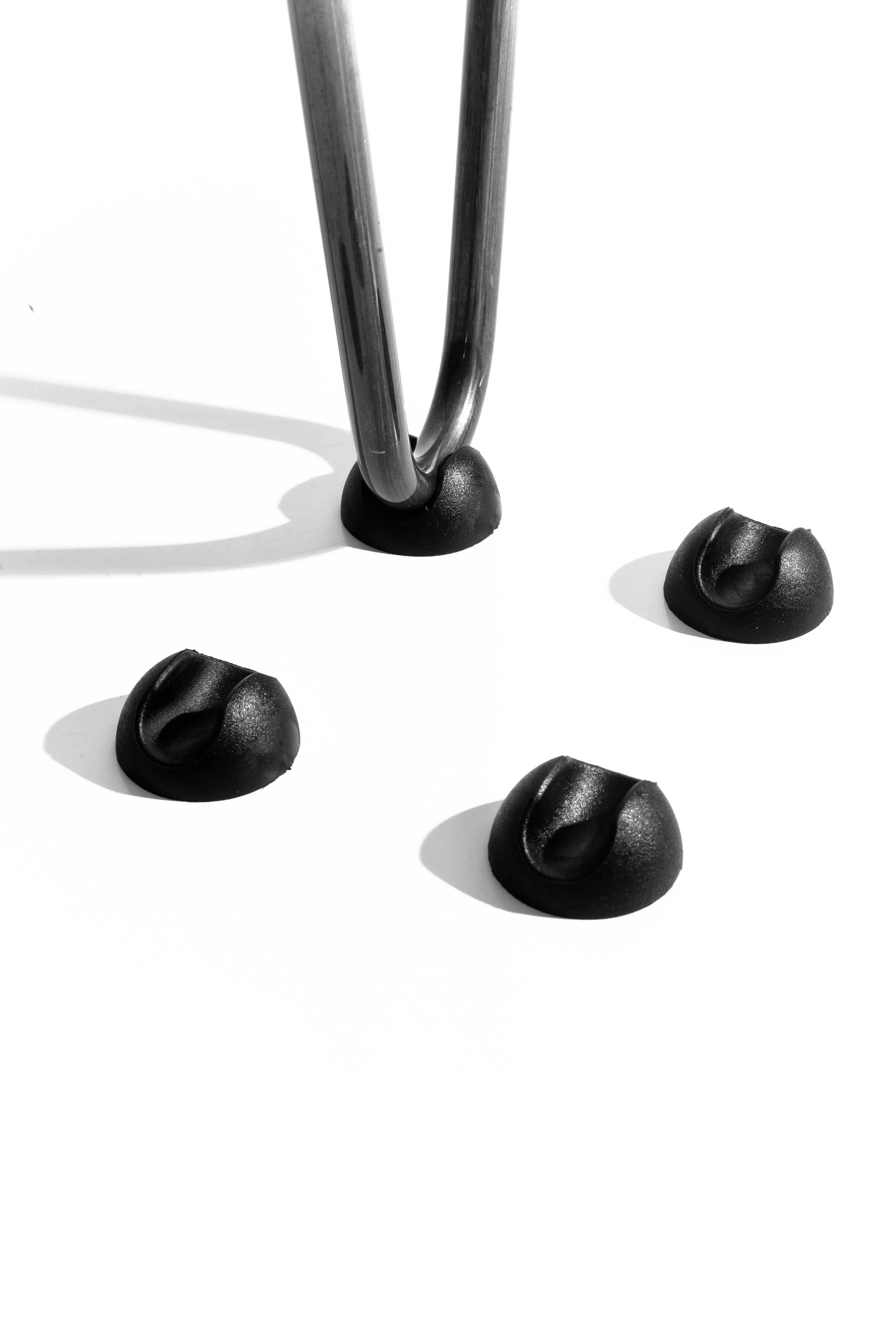 Hairpin Legs Set of 4, 3-Rod Design - Blue Powder Coated Finish
