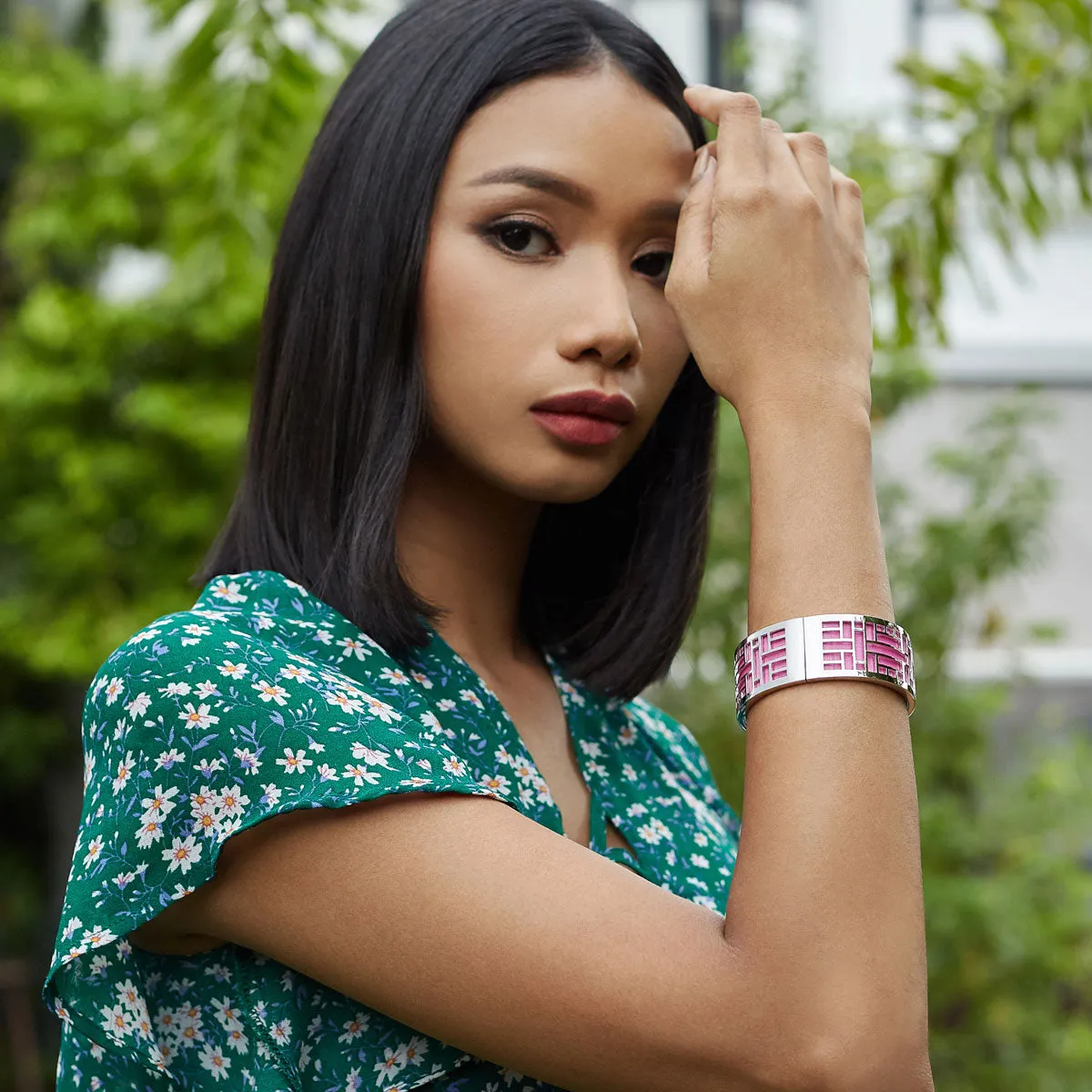 Huế Bangle - Lava Orange