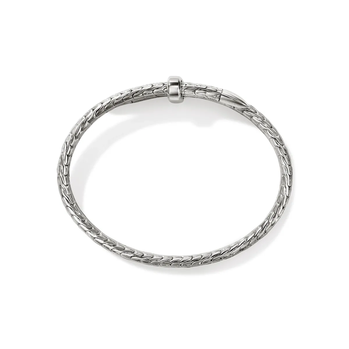 John Hardy Spear Silver Flex Cuff Bracelet