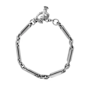 King Baby Sterling Silver Large Paperclip Bracelet