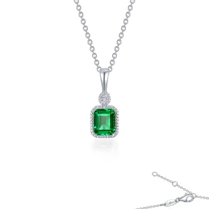Lafonn Birthstone Emerald May Emerald Necklace BP009EMP20