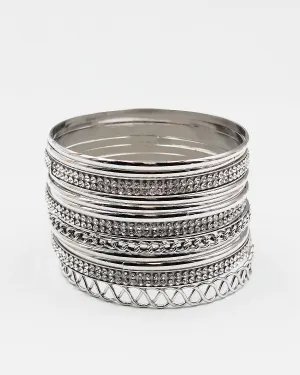 Multiple Layered Bangle Set