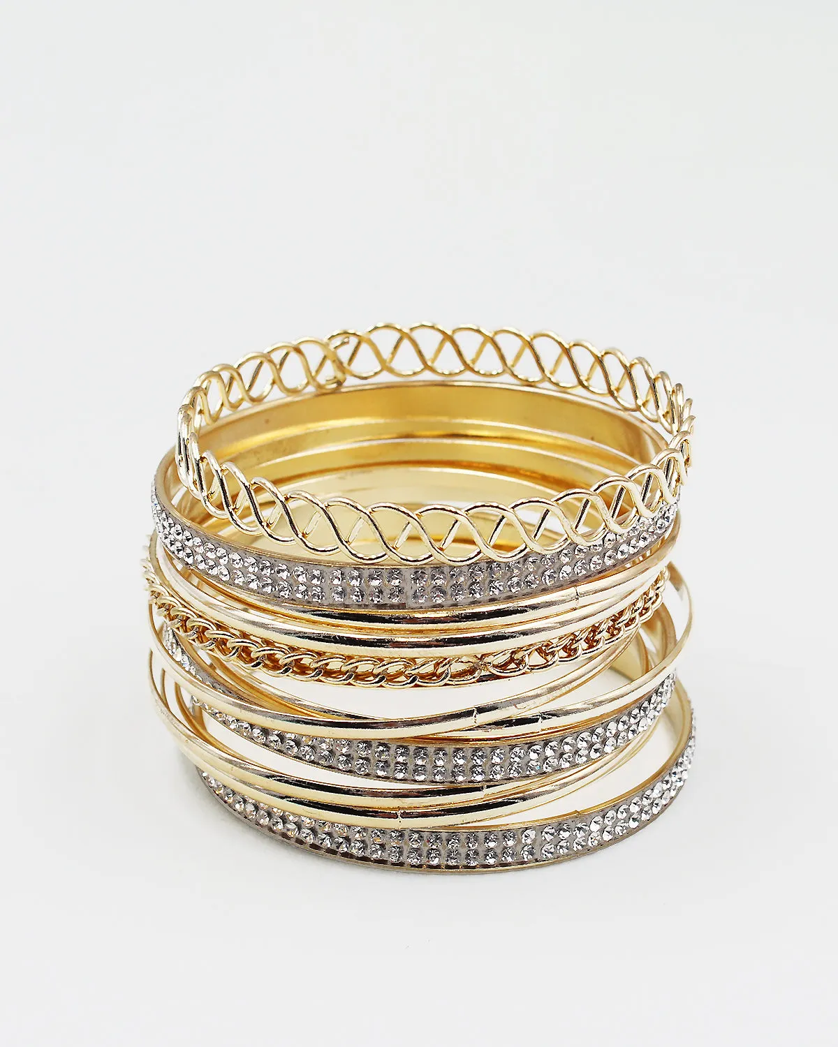 Multiple Layered Bangle Set