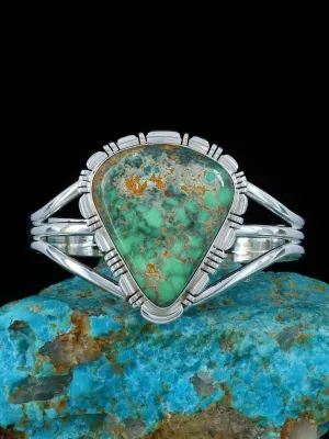 Native American Jewelry Natural Australian Variscite Cuff Bracelet