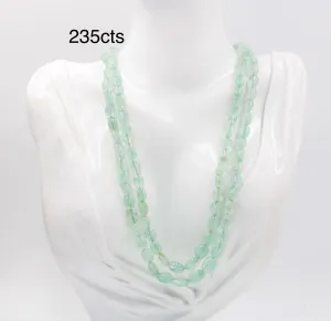 Natural Emerald Beaded Necklace Emerald Gemstone Necklace Indian Sarafa Necklace Green Necklace Genuine Gemstone SKU 6142677