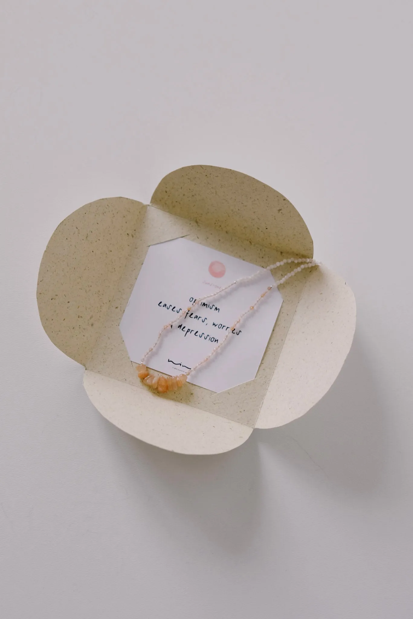 necklace - meaningful stones