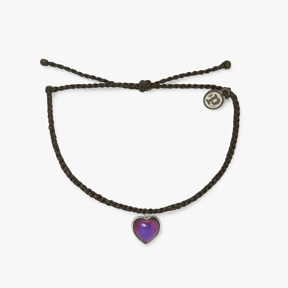 Pura Vida Bracelet - Heart Mood Charm (Final Sale)
