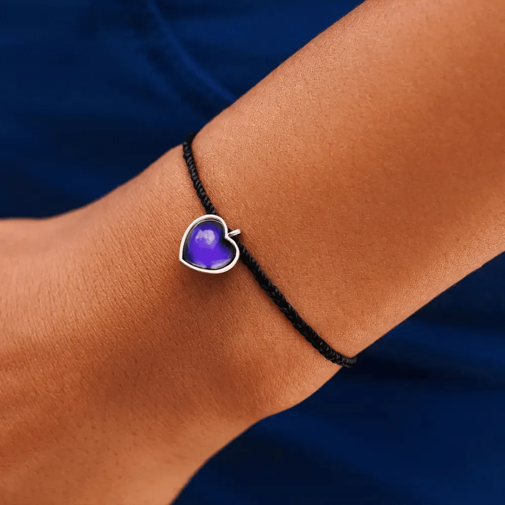 Pura Vida Bracelet - Heart Mood Charm (Final Sale)