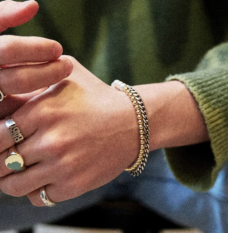 Scale Bracelet | Silver
