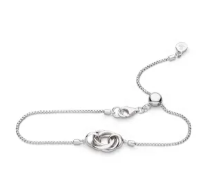 Silver Bevel Trilogy Bracelet