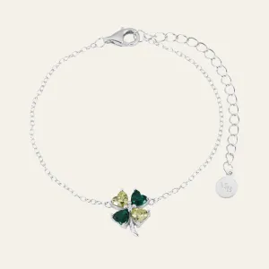 Silver Clover Bracelet