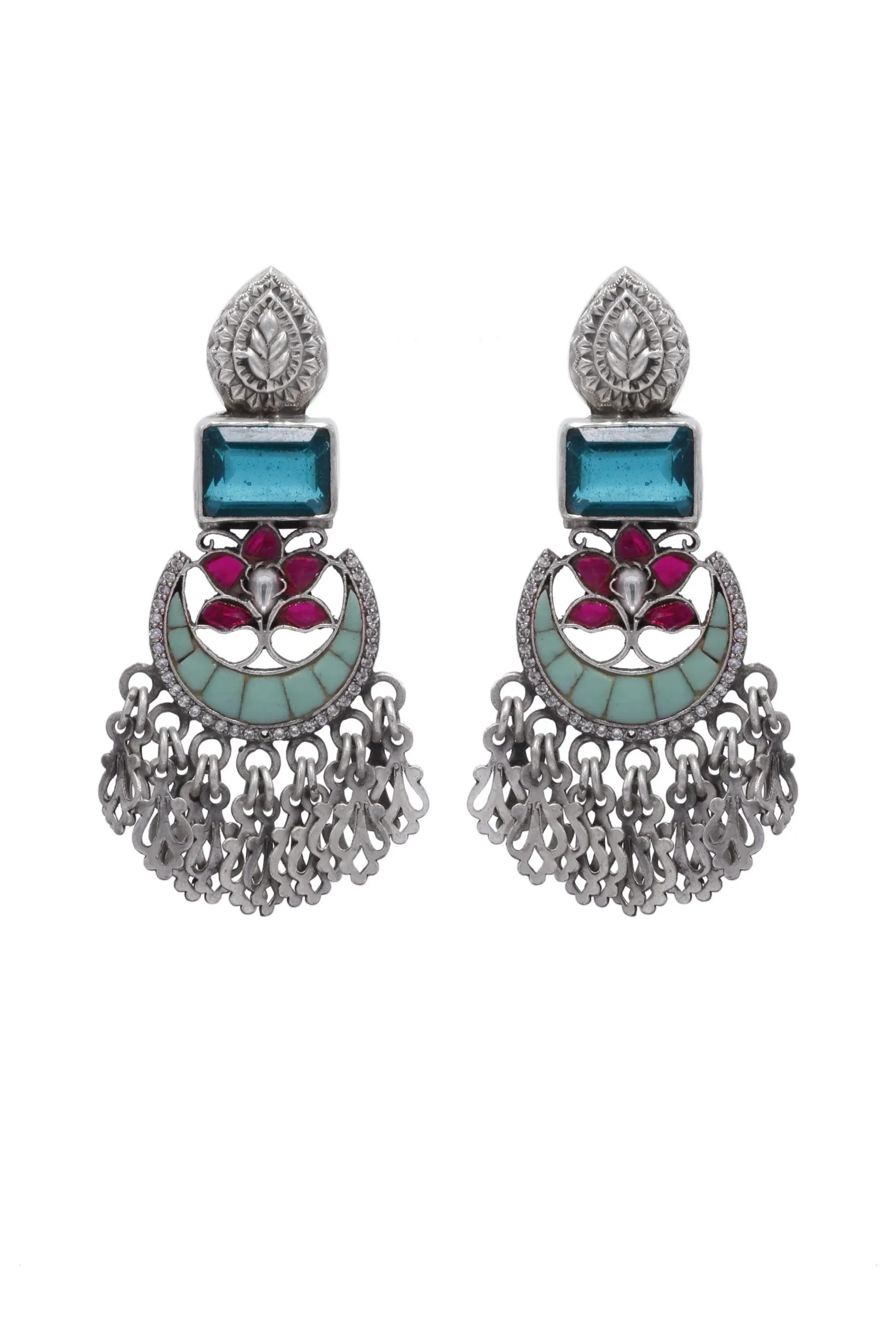 Silver Hawiya Earrings