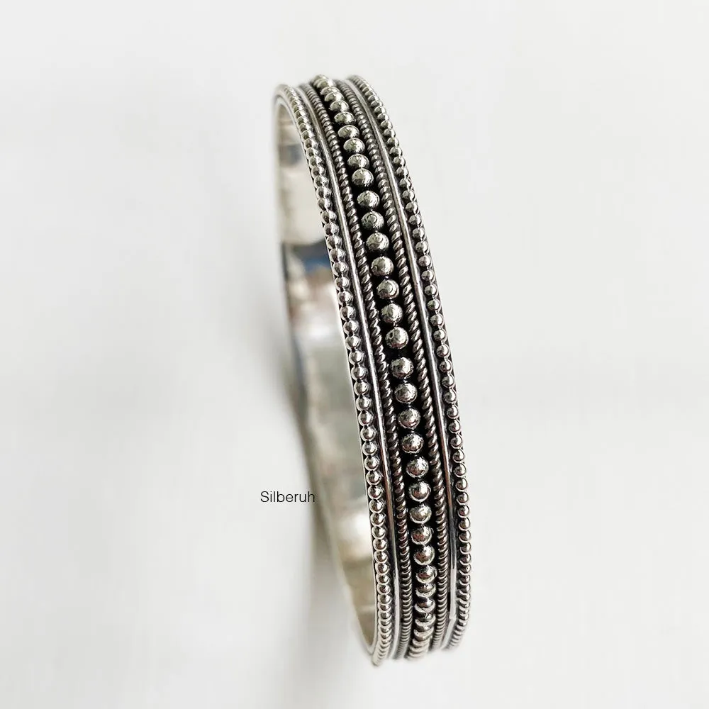 Silver Rava Kada Bangle