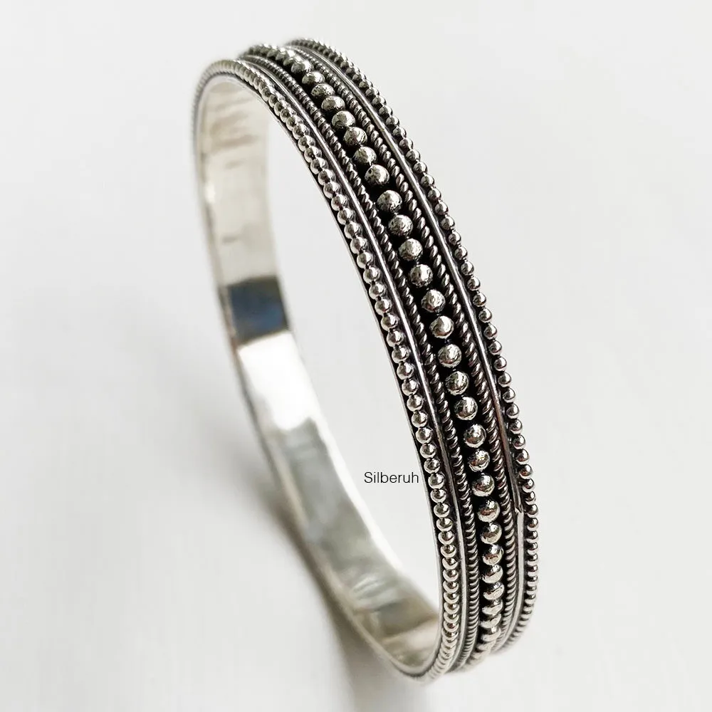 Silver Rava Kada Bangle